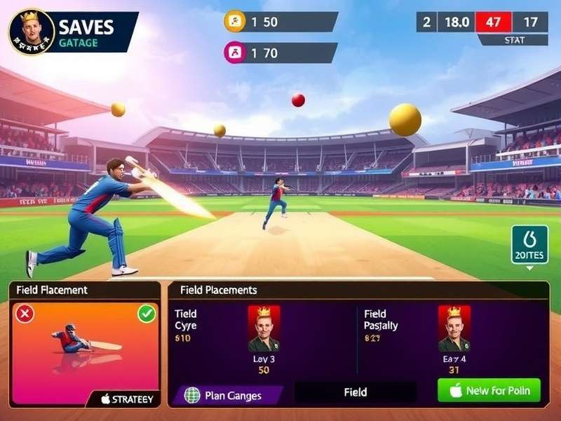 Premier Pace Warriors gameplay screenshot showing bowling action