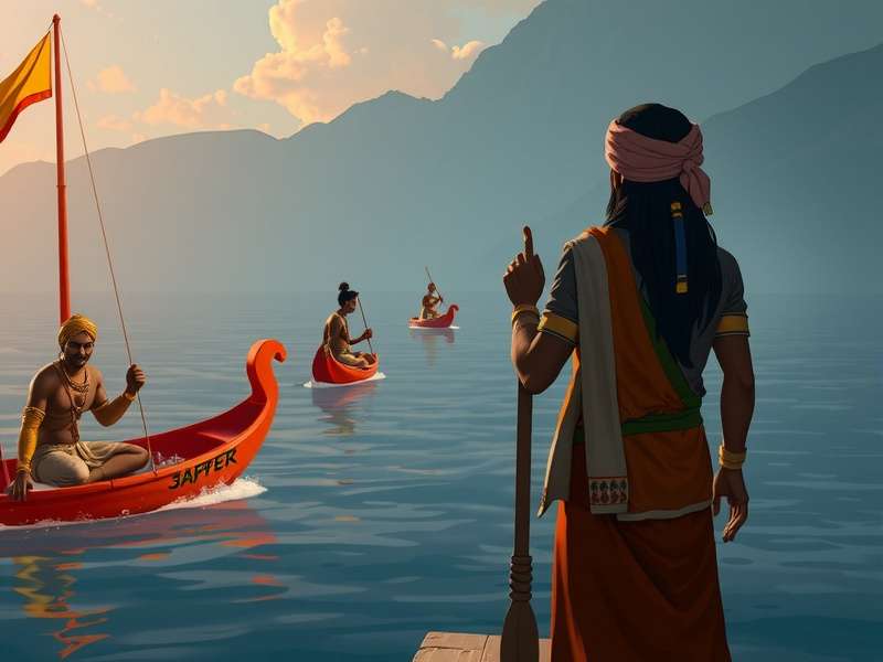 Story scene from Ganges Worship Odyssey showing character interaction