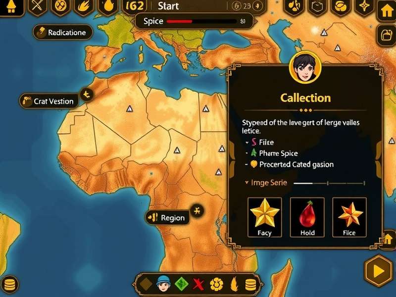 Cumin Legend Journey gameplay screenshot showing spice collection