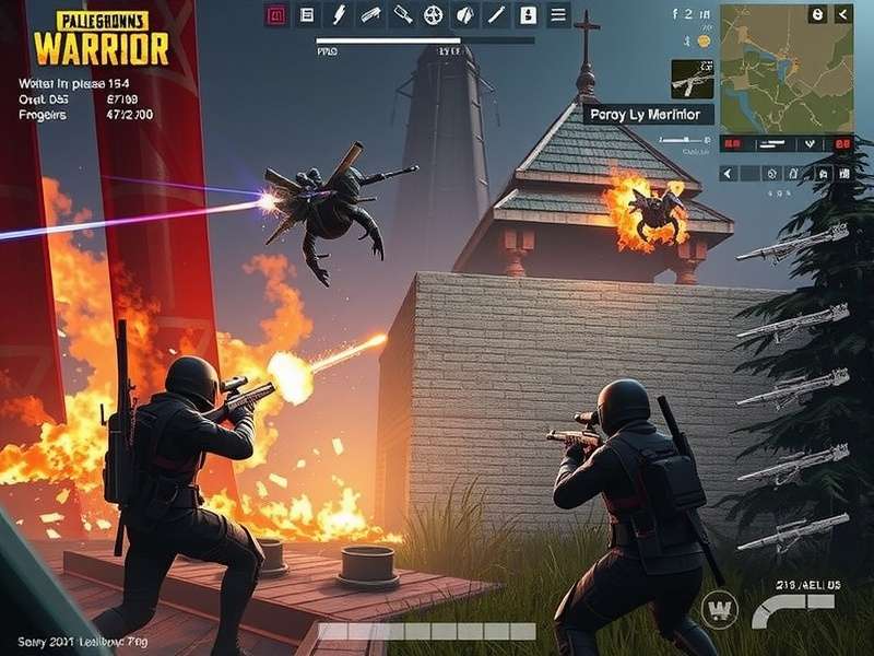 PUBG Paragon Warrior weapons collection display