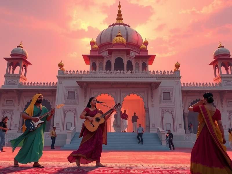 Rajasthan Rave Reverie gameplay showcasing royal palace exploration