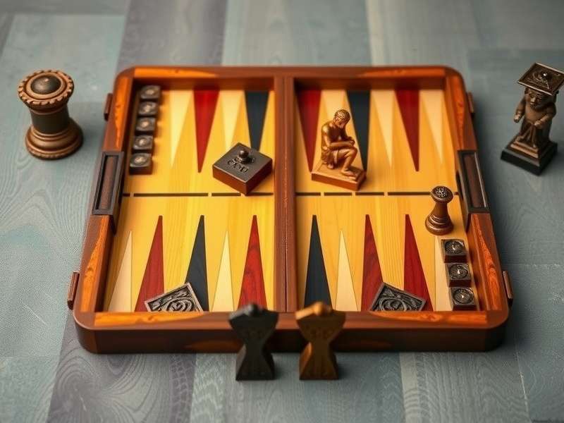 Traditional Backgammon Brilliance board setup