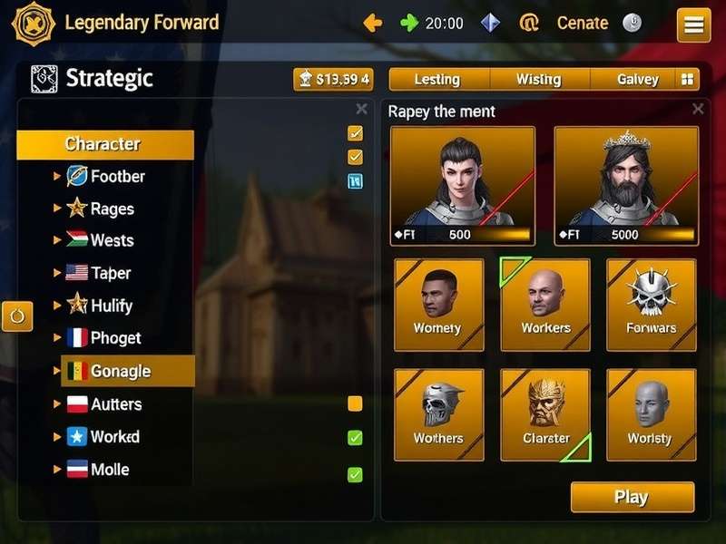 Legendary Forward tactical customization screen