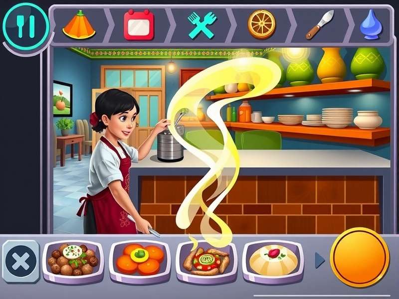 Cooking process in Naan Stop Eatery showing various Indian dishes