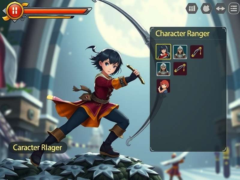 Anise Warrior Ranger gameplay screenshot showing combat action