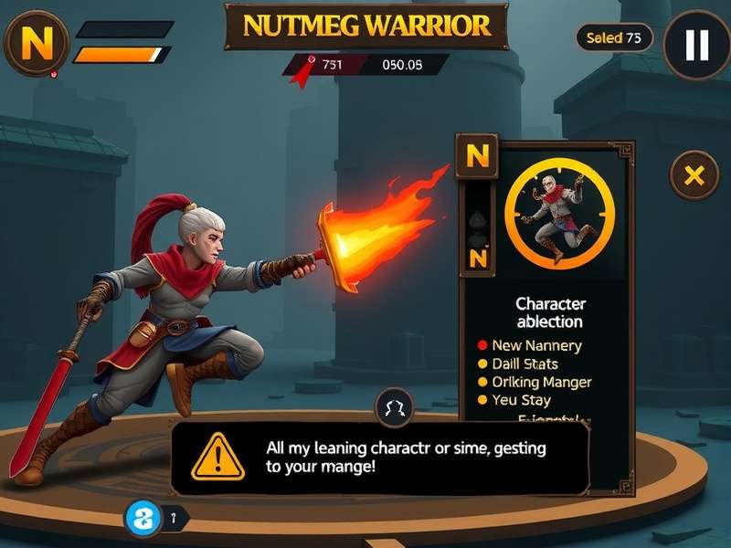Nutmeg Warrior Pro character abilities showcase