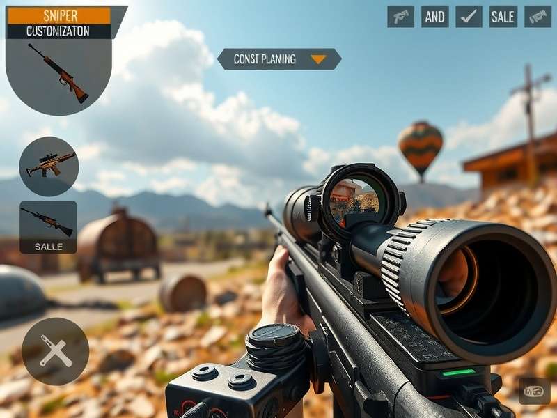 Fiesta Sniper King Conqueror mission planning interface