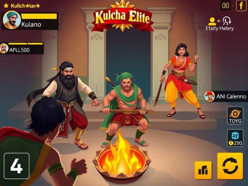 Kulcha Elite gameplay screenshot showing strategic elements