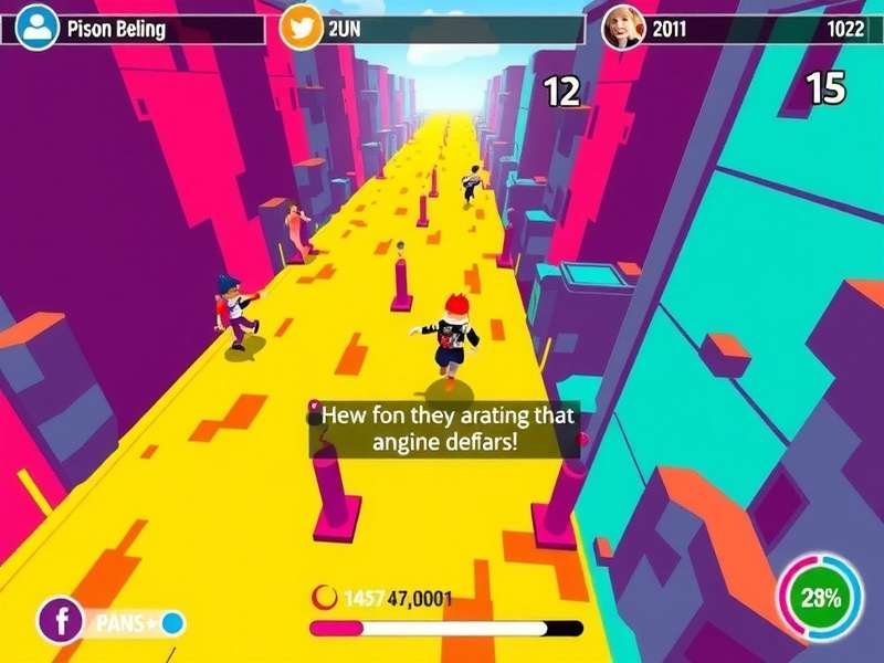 Color Run Warrior social features and leaderboards