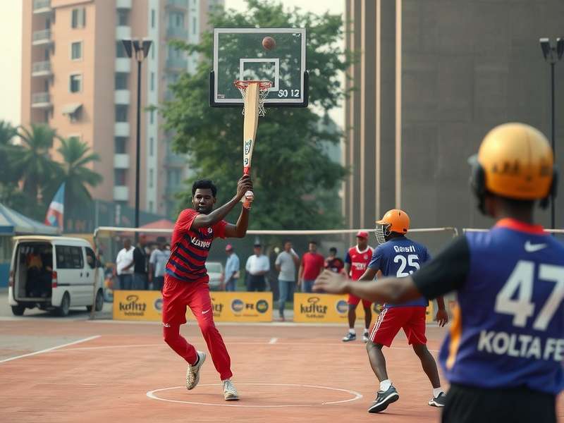 Legendary Kolkata Court Kings Giant players in action