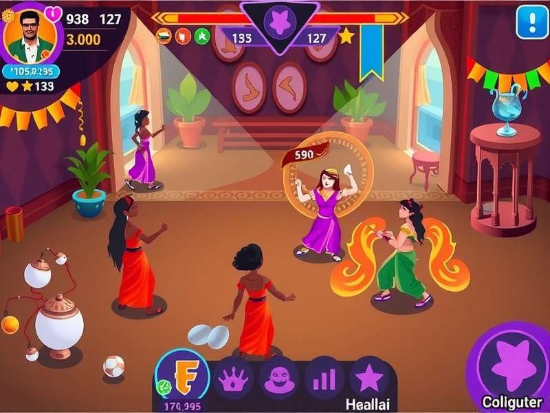 Fever Frenzy character designs showing diverse Indian cultural elements