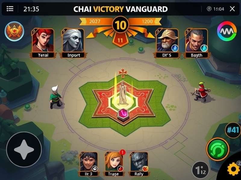 Chai Victory Vanguard gameplay screenshot showing strategic combat