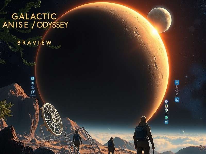 Alien civilization in Galactic Anise Odyssey