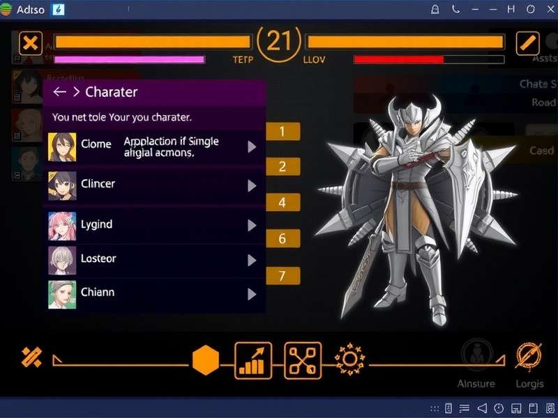 Mace Champion character selection screen