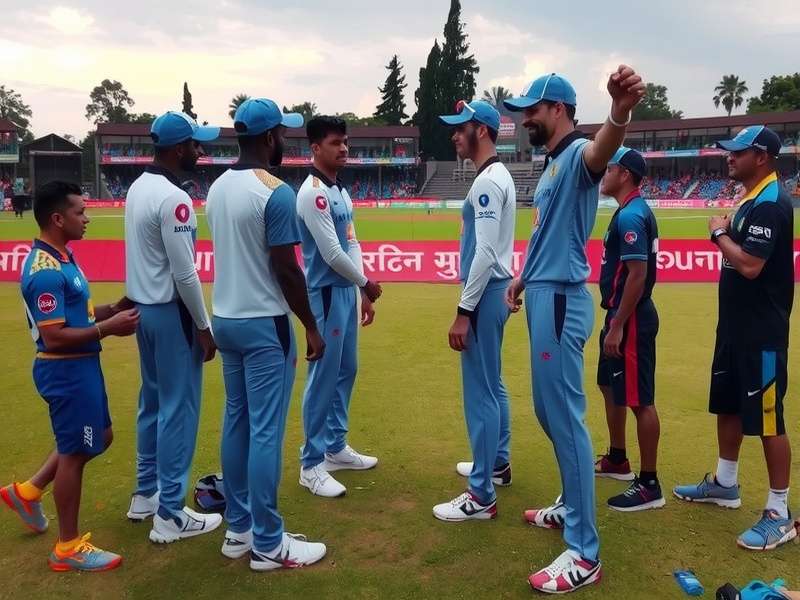 Goa Glory Cricket League match in progress with players and spectators