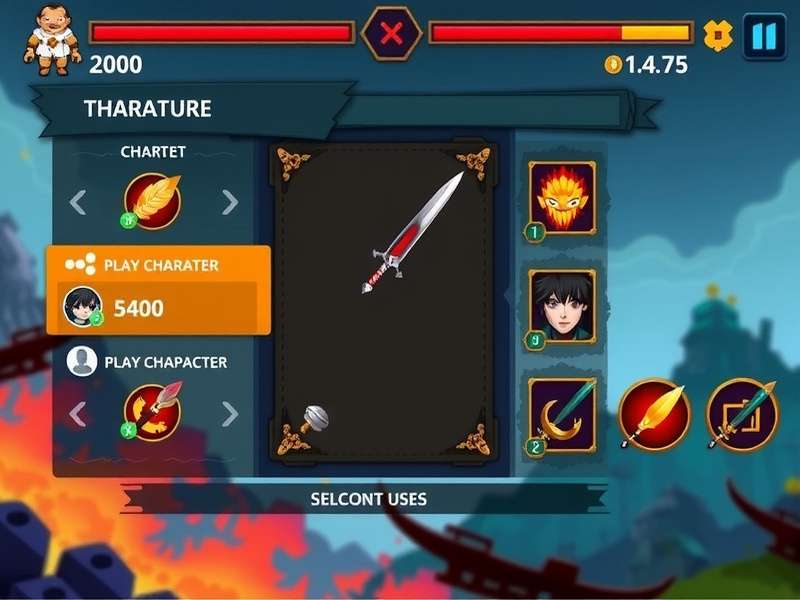 Cumin Combat Warriors character selection screen