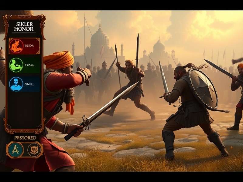 Sikh Honor Gauntlet character progression interface
