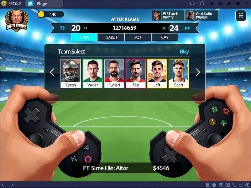 BFC Heroic Strikers control layout and interface