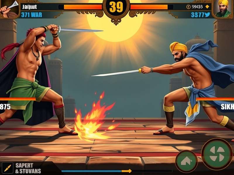 Rajput Warrior character from Desi Warriors Showdown