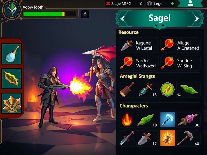 Predator Siege Mage resource management interface