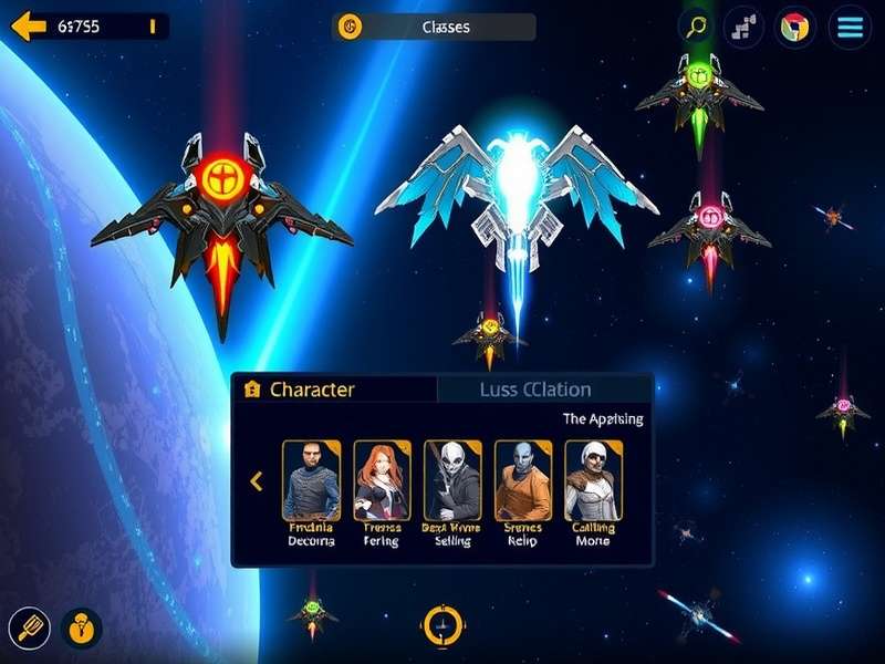 Extragalactic Gladiators gameplay screenshot showing space combat