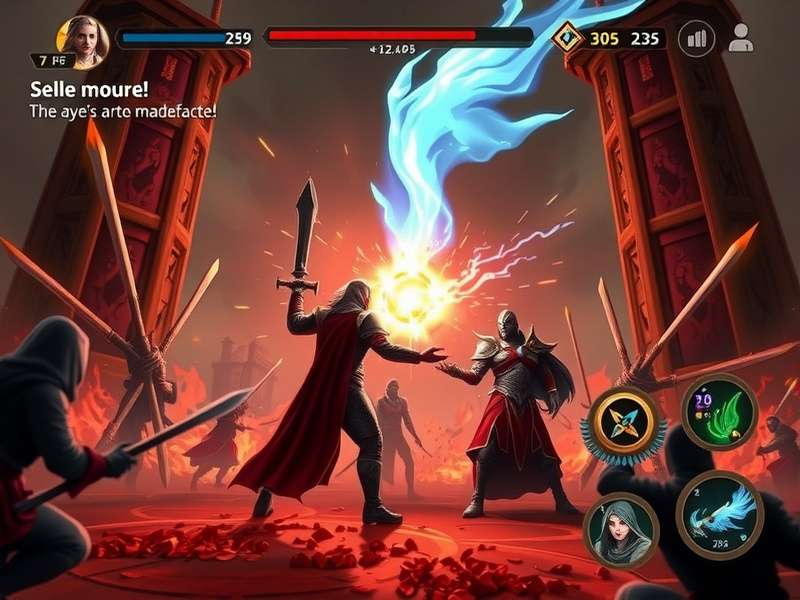 Predator Siege Mage gameplay screenshot showing magical siege battle