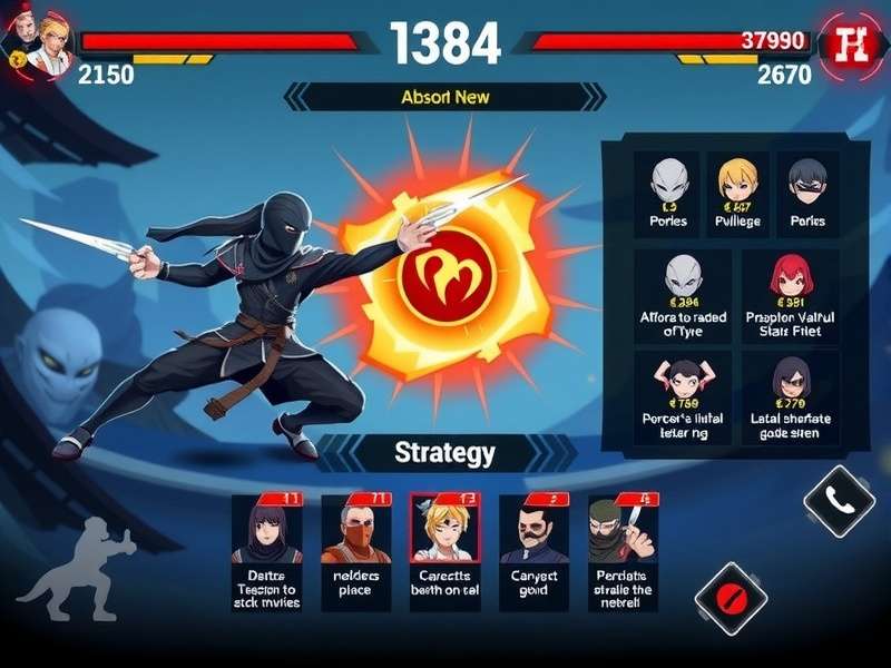 Nebula Ninjas Pro gameplay screenshot showing character combat