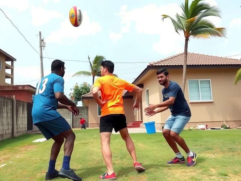 Backyard Rugby Warriors equipment improvisation