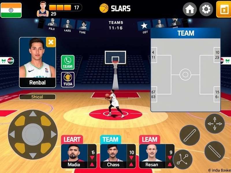 India Basket Star tournament bracket and competitive interface