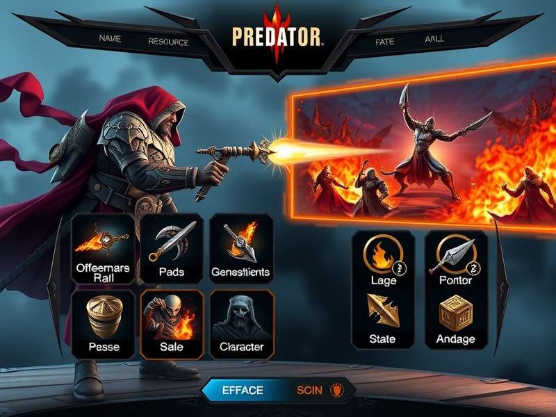 Predator Siege Mage character selection screen
