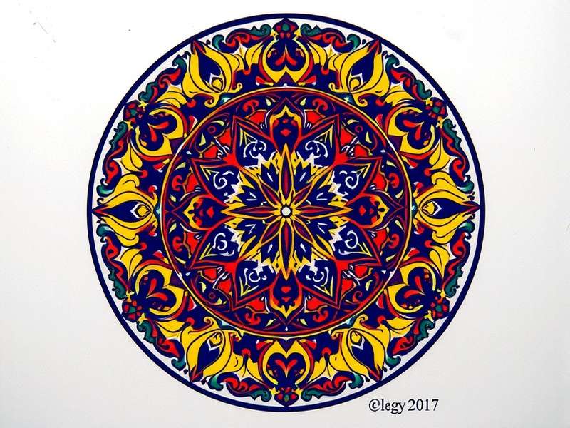 Historical Indian Mandala Art from ancient temples