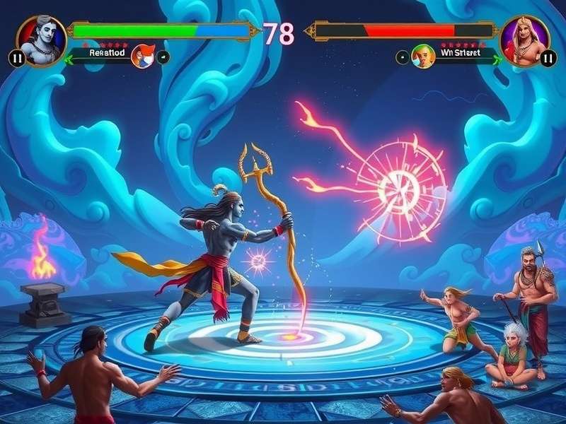 Shiva S Cosmic Dance combat mechanics illustration