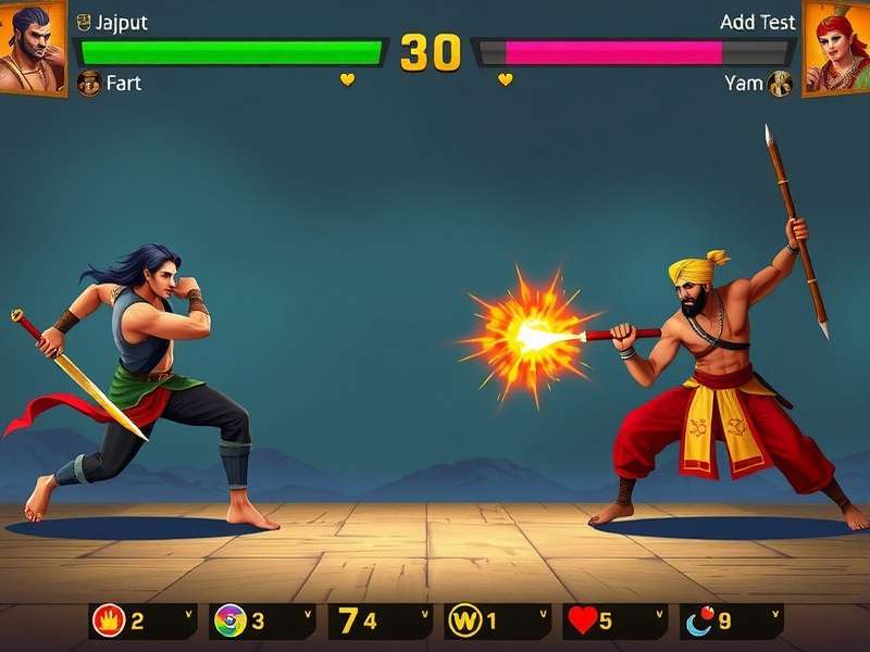 Kalaripayattu Master character from Desi Warriors Showdown