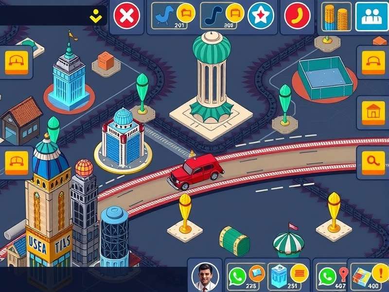 Mumbai Business Baron gameplay screenshot showing business management interface