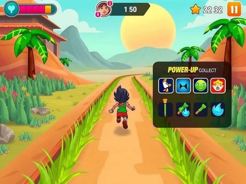 Minty Sprint Quest character customization and progression interface