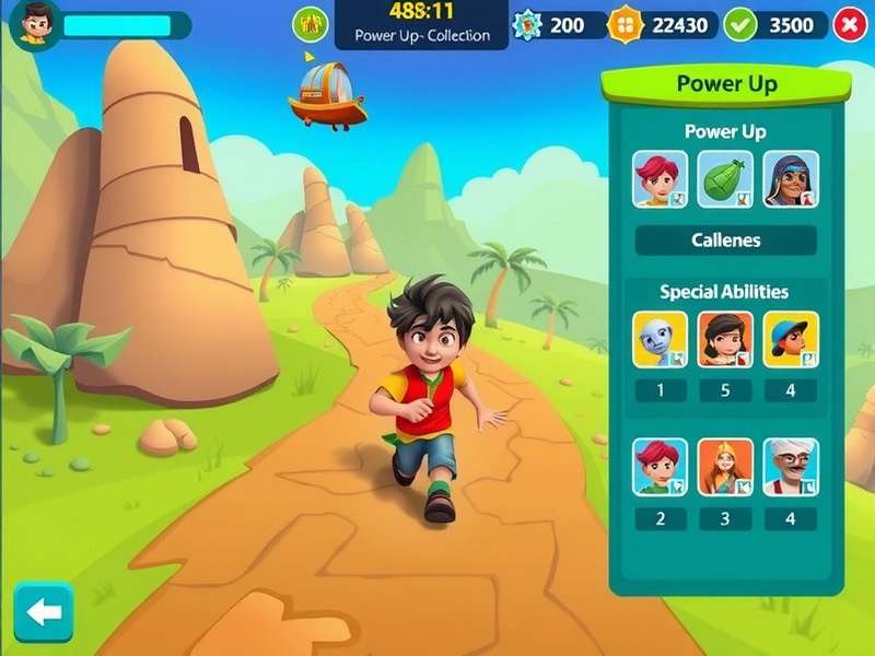 Minty Sprint Quest power-up collection and special abilities demonstration