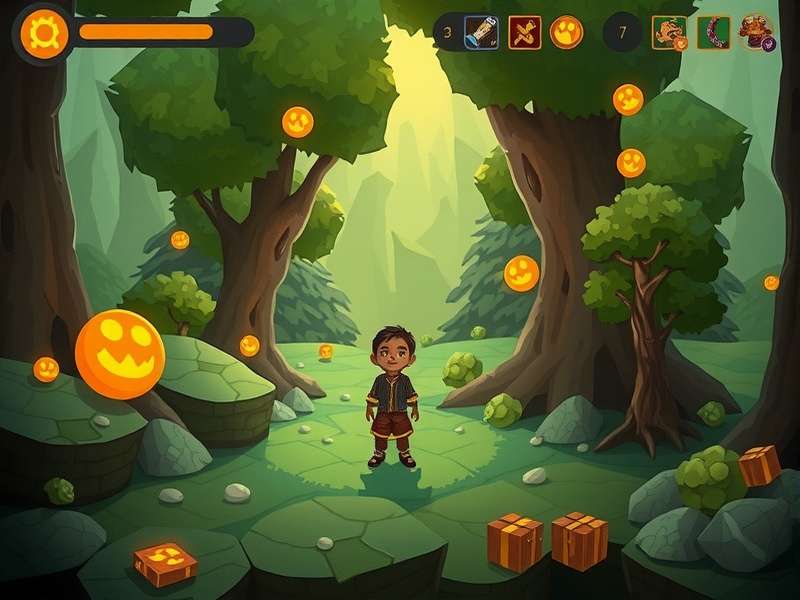 Ginger Universe Bound gameplay screenshot showing character in mystical environment