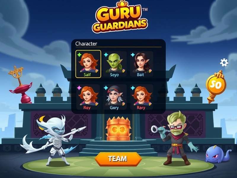 Guru Guardians Team Strategy Illustration