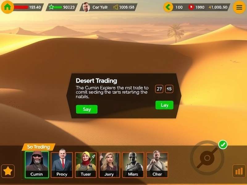 Cumin Explorer Desert Storm character interactions