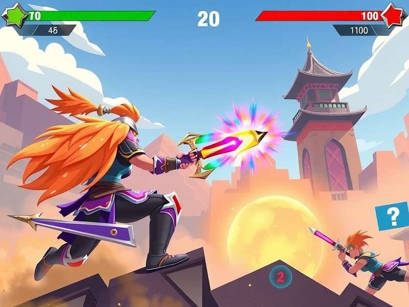 Color Warrior Legend feature showcase demonstrating color mechanics