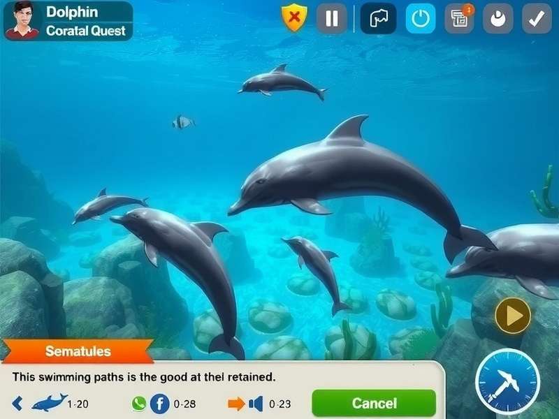 Dolphin Coastal Quest marine life interaction features