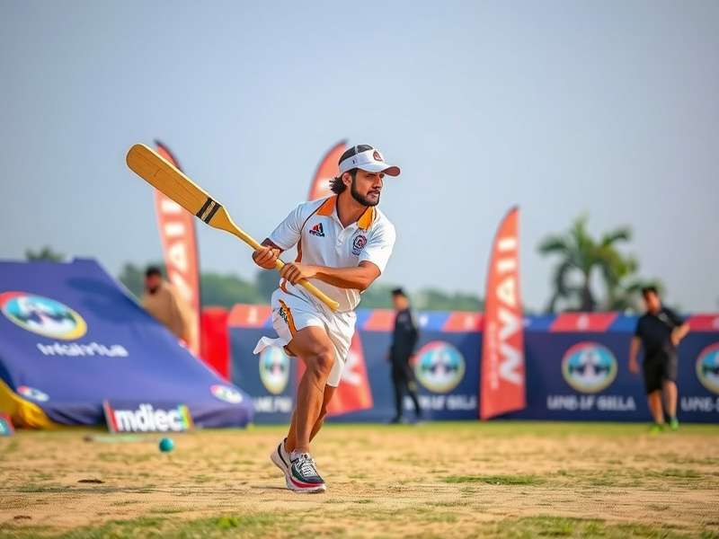 Modern competitive Indian Paddle Glory tournament