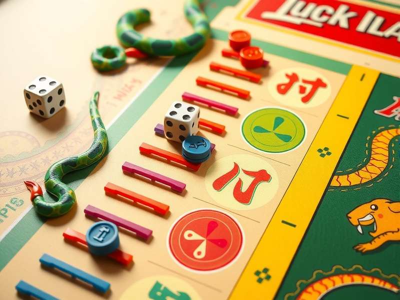 Strategic analysis of Luck Ladder board showing probability zones