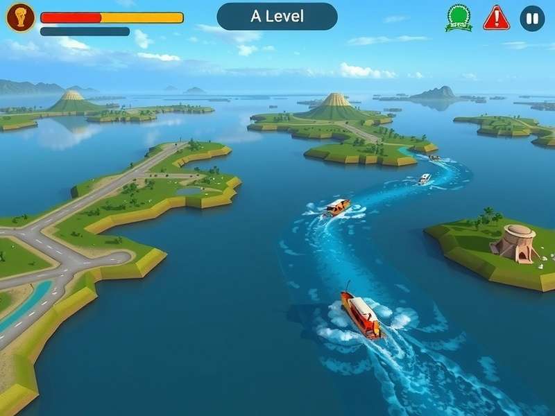 Ganges River Challenge gameplay screenshot showing river navigation