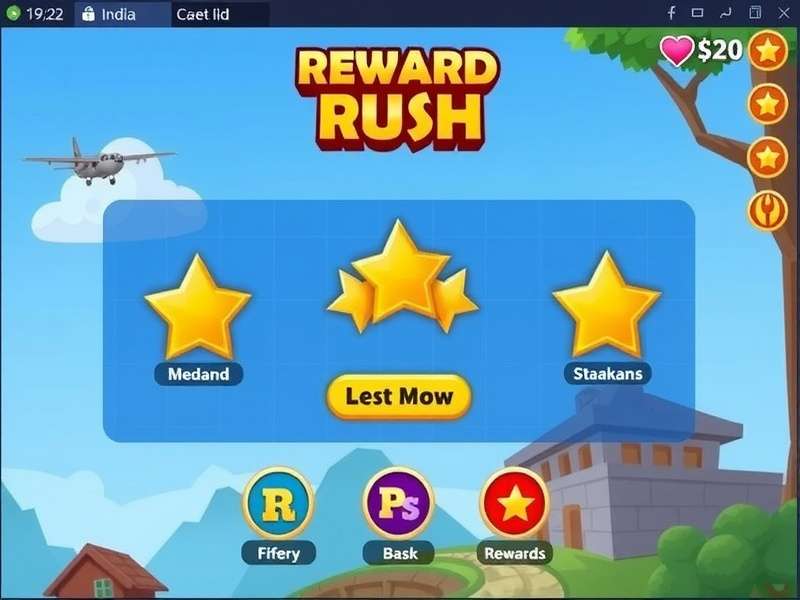 Reward Rush India Game Interface
