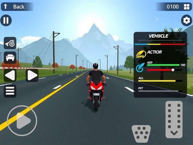 Papri Blitz Racer vehicle customization interface