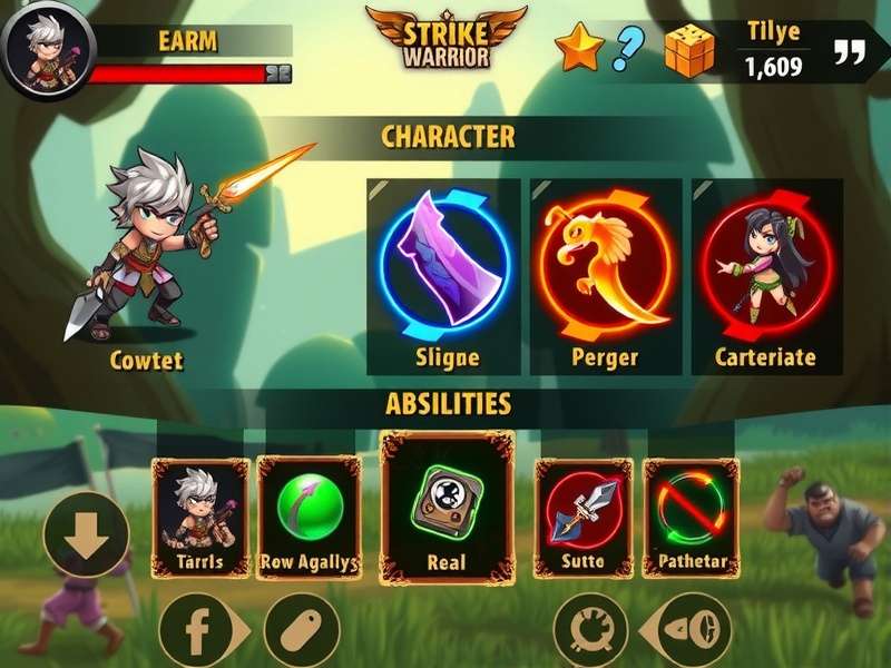 Character abilities showcase in Goa Striker Warrior Pro