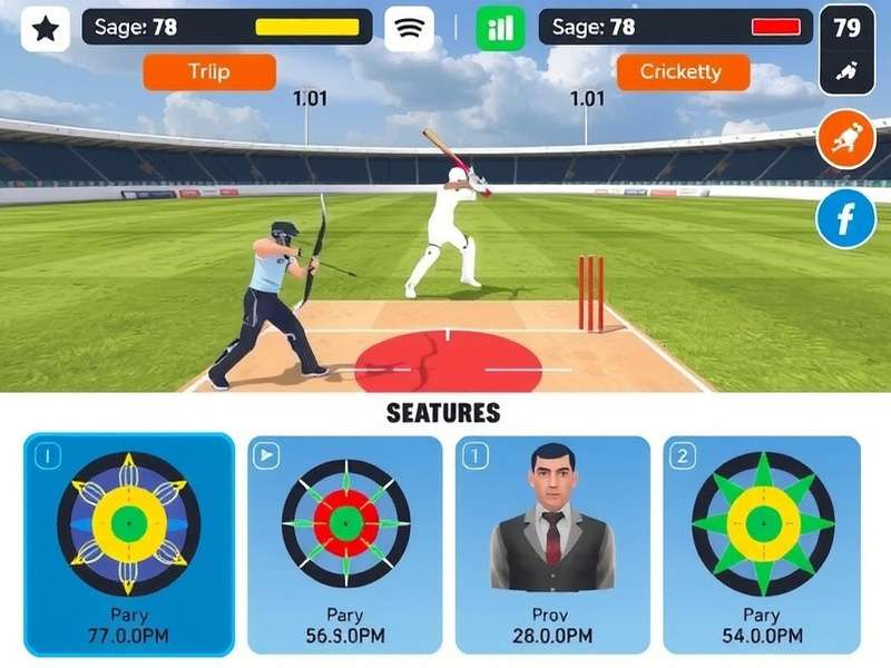 India Cricket Archery Slayer strategy guide showing target patterns