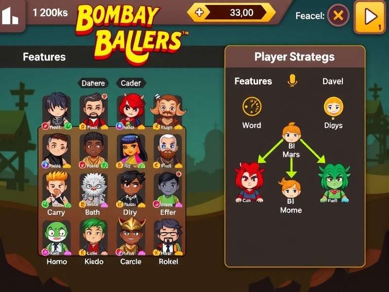 Bombay Ballers features showcase with multiple characters