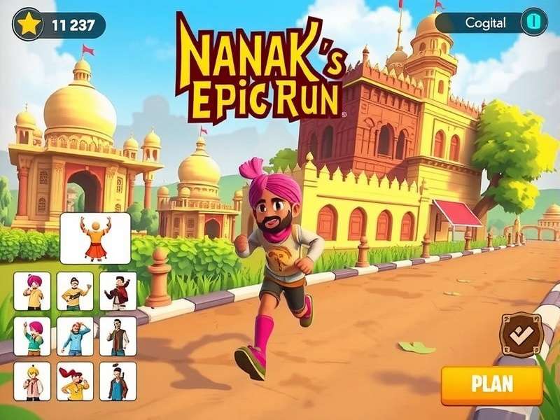 Various environments in Nanak S Epic Run showing different Indian landscapes and architectural styles